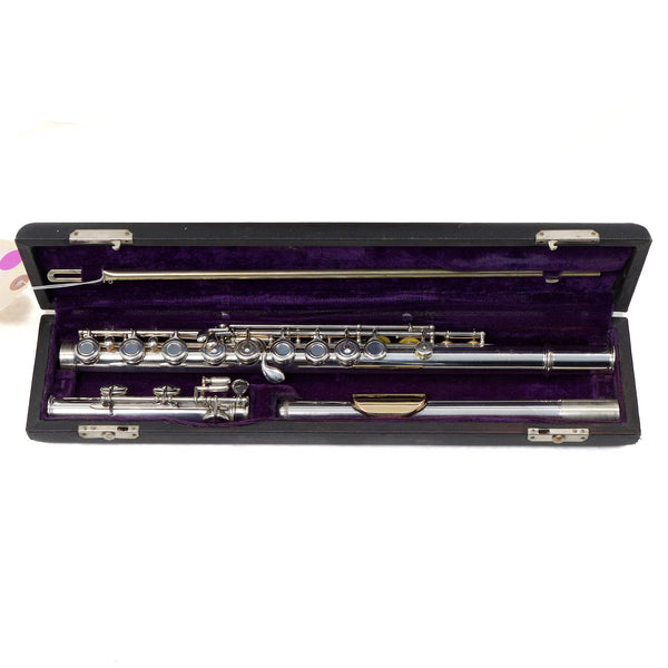 Louis Lot Handmade Solid Silver French Flute SN 865 EXTRAORDINARY- for sale at BrassAndWinds.com