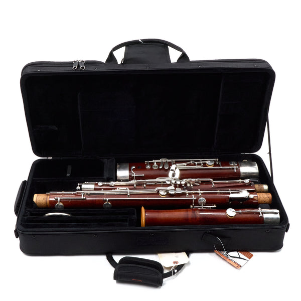 Mirafone Wood Bassoon with High D Key SN 3398 VERY NICE- for sale at BrassAndWinds.com
