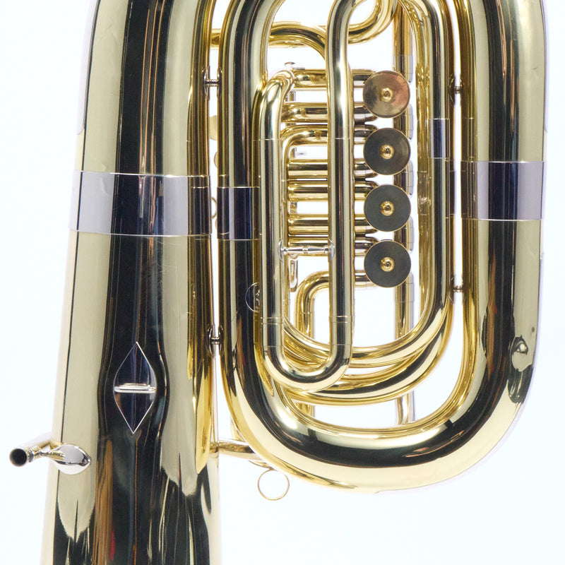 Miraphone Model CC186 4/4 Tuba in CC SN 9029298 EXCELLENT- for sale at BrassAndWinds.com