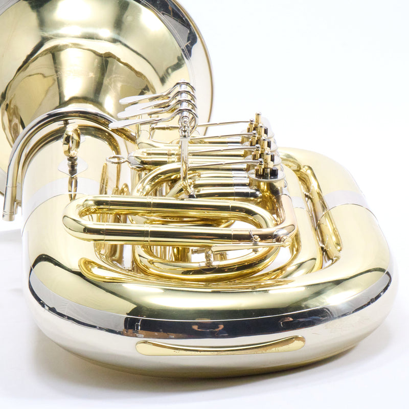 Miraphone Model CC186 4/4 Tuba in CC SN 9029298 EXCELLENT- for sale at BrassAndWinds.com