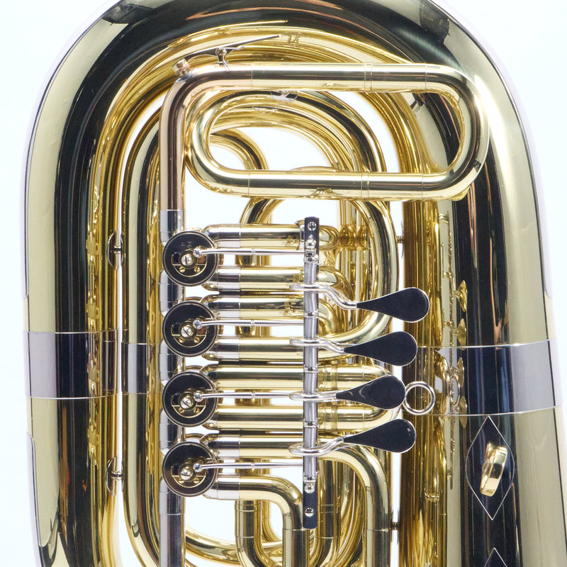 Miraphone Model CC186 4/4 Tuba in CC SN 9029298 EXCELLENT- for sale at BrassAndWinds.com