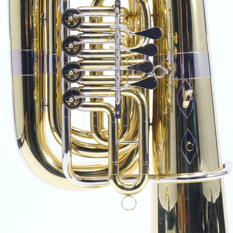 Miraphone Model CC186 4/4 Tuba in CC SN 9029298 EXCELLENT- for sale at BrassAndWinds.com