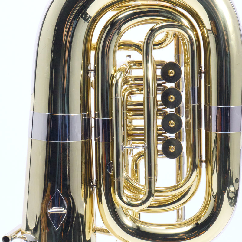 Miraphone Model CC186 4/4 Tuba in CC SN 9029298 EXCELLENT- for sale at BrassAndWinds.com