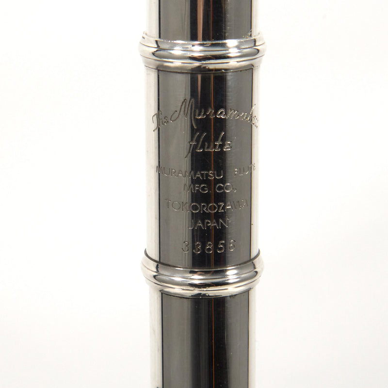Muramatsu Hand Made Solid Silver Flute DN Model SN 33856 EXCELLENT- for sale at BrassAndWinds.com
