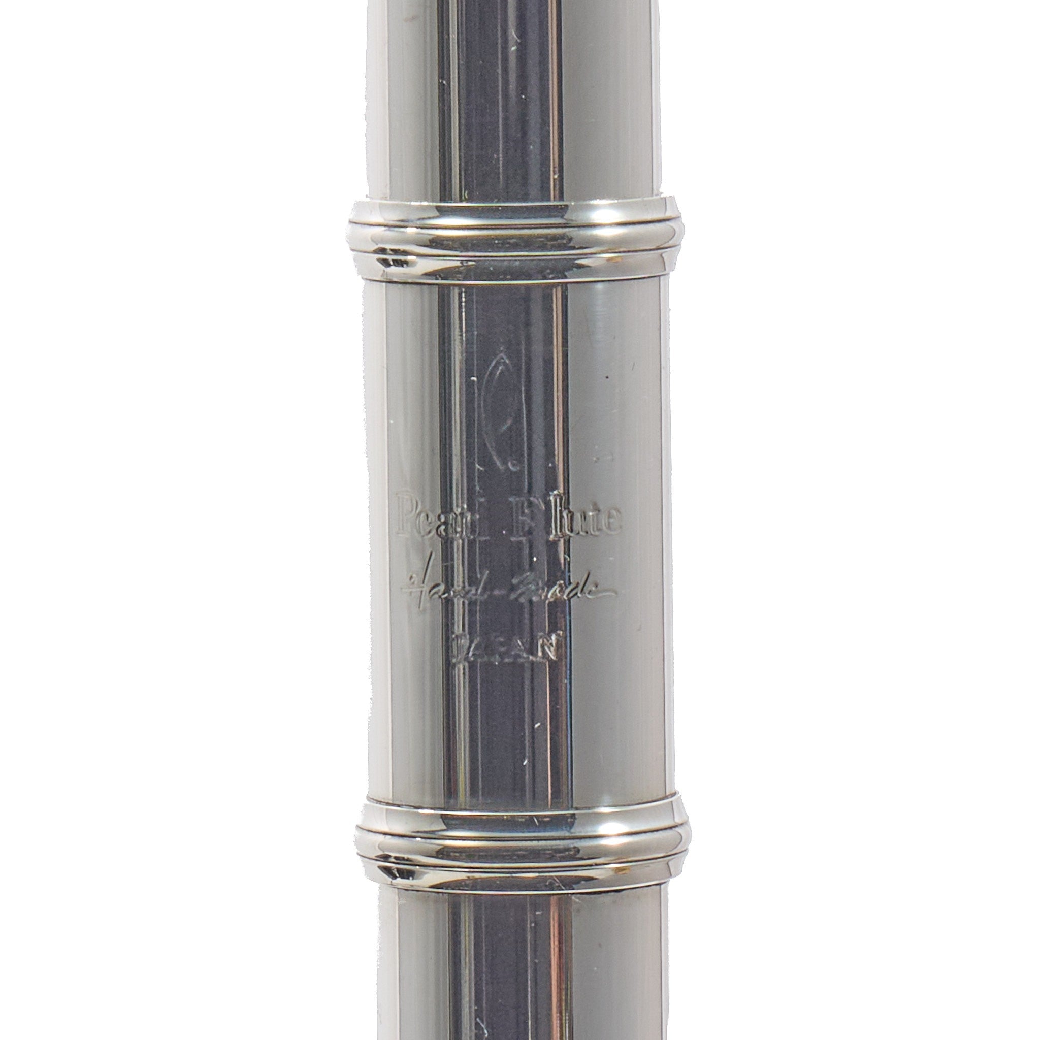 Pearl Maesta Handmade Solid Silver Flute with C Foot, Offset G, Drawn Tone Holes