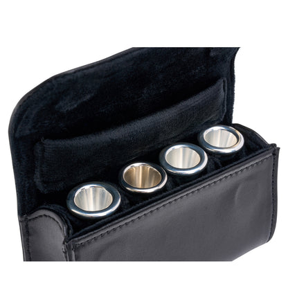 Protec A270 INGO Leatherette 4-Piece French Horn Mouthpiece Pouch - Black