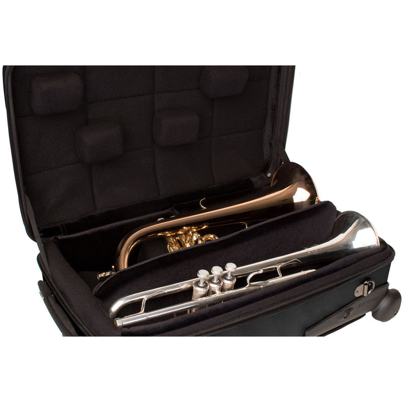Protec Model BLT301T Zip ABS Triple Trumpet Case - Black BRAND NEW- for sale at BrassAndWinds.com