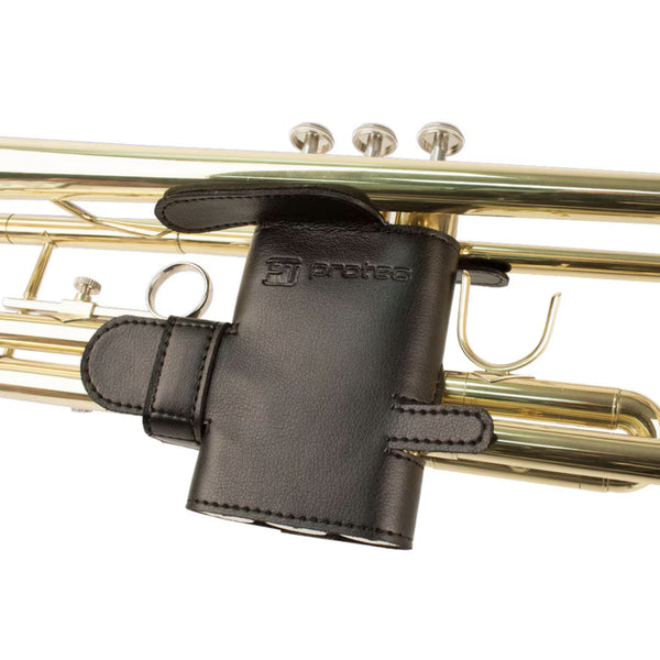 Protec Model L226SP (Bb & C) Trumpet Valve Guard - Leather, 6 Point BRAND NEW- for sale at BrassAndWinds.com