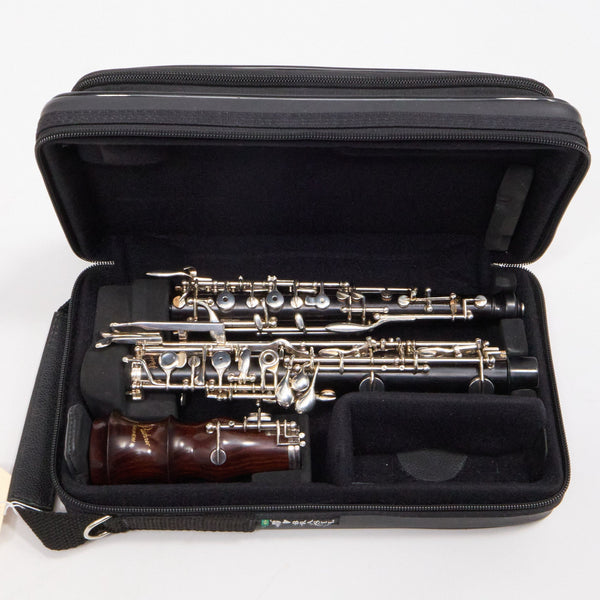 Puchner Model 733C Professional Oboe w/ Violetwood Sculpted Bell SN 5564 PRISTINE- for sale at BrassAndWinds.com