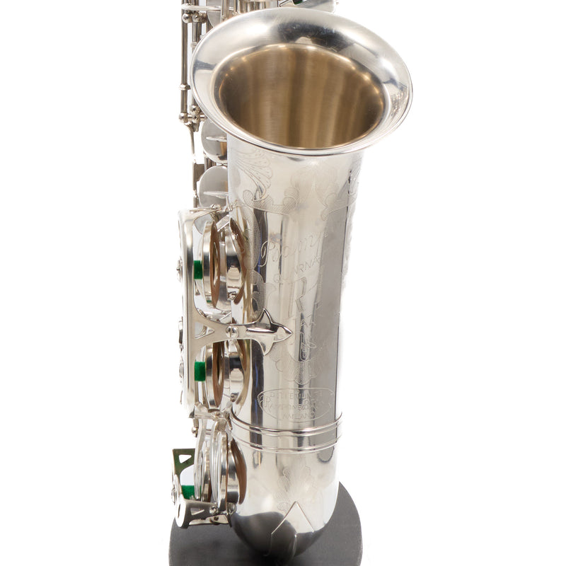 Rampone & Cazzani R1 Professional Alto Saxophone SN 19064 SILVER PLATE