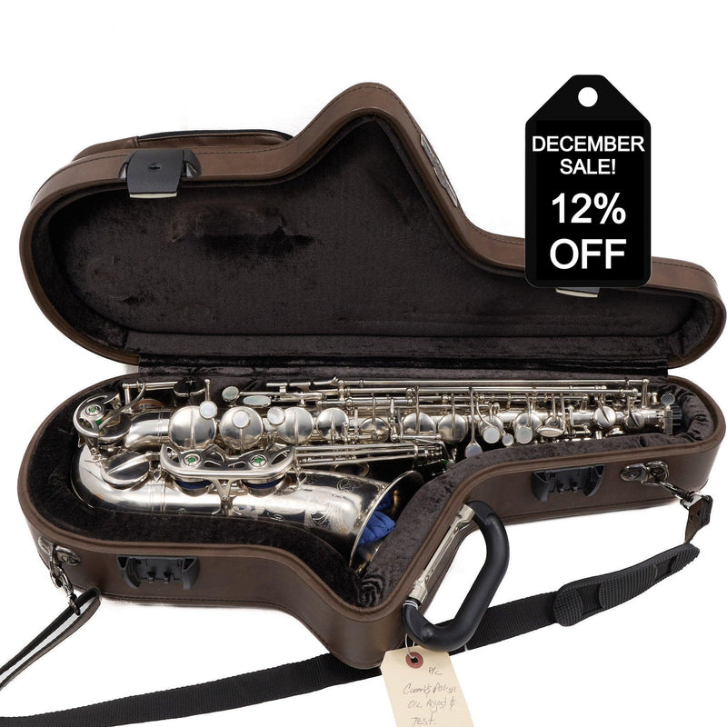 Rampone & Cazzani R1 Professional Alto Saxophone SN 19064 SILVER PLATE