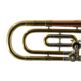 Reynolds Contempora Dual Trigger Bass Trombone with Copper Bell SN 71804 VERY GOOD- for sale at BrassAndWinds.com