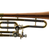 Reynolds Contempora Dual Trigger Bass Trombone with Copper Bell SN 71804 VERY GOOD- for sale at BrassAndWinds.com