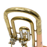 Reynolds Contempora Dual Trigger Bass Trombone with Copper Bell SN 71804 VERY GOOD- for sale at BrassAndWinds.com