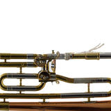 Reynolds Contempora Dual Trigger Bass Trombone with Copper Bell SN 71804 VERY GOOD- for sale at BrassAndWinds.com