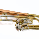 Reynolds Contempora Dual Trigger Bass Trombone with Copper Bell SN 71804 VERY GOOD- for sale at BrassAndWinds.com
