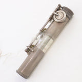 Rudall Rose and Carte Solid Silver Handmade Flute HISTORIC COLLECTION