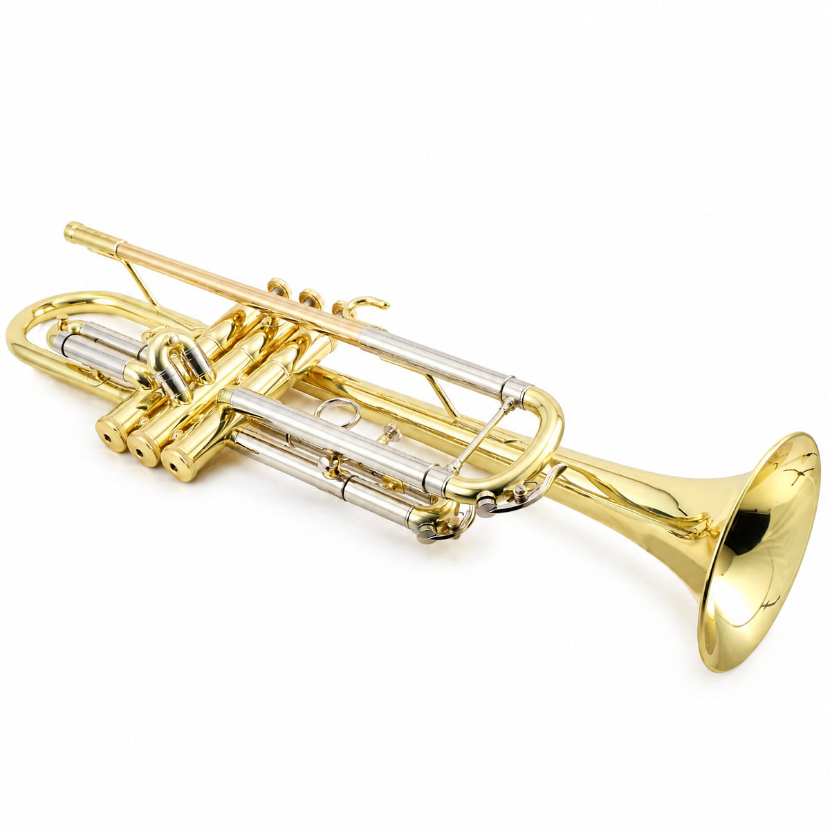 S.E. Shires A10 Student Bb Trumpet in Clear Lacquer