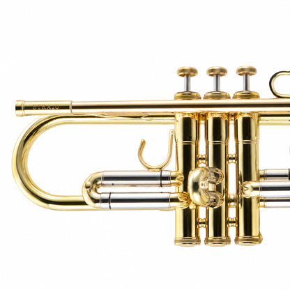 S.E. Shires A10 Student Bb Trumpet in Clear Lacquer