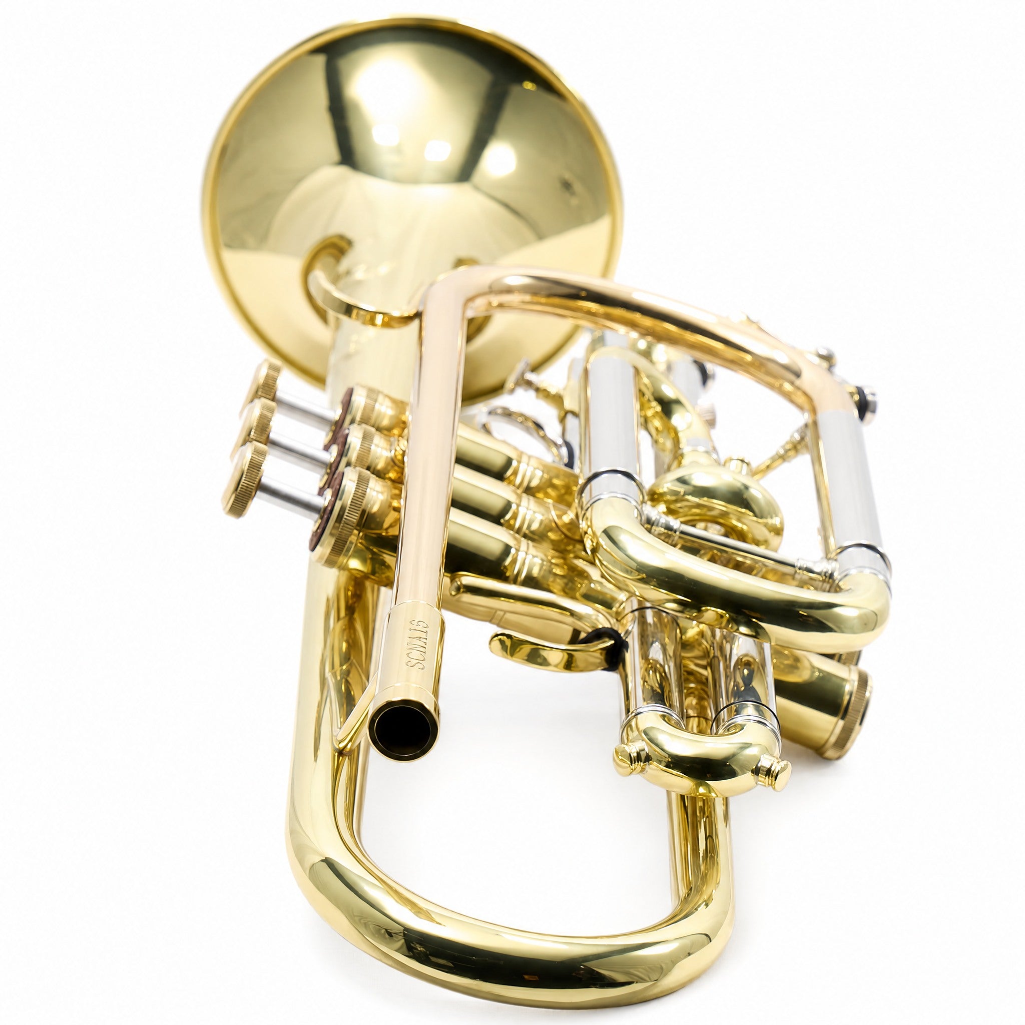 S.E. Shires A16 Student Bb Cornet in Clear Lacquer