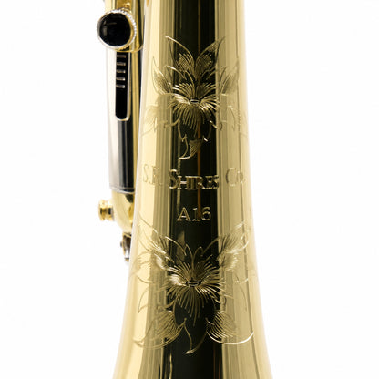 S.E. Shires A16 Student Bb Cornet in Clear Lacquer