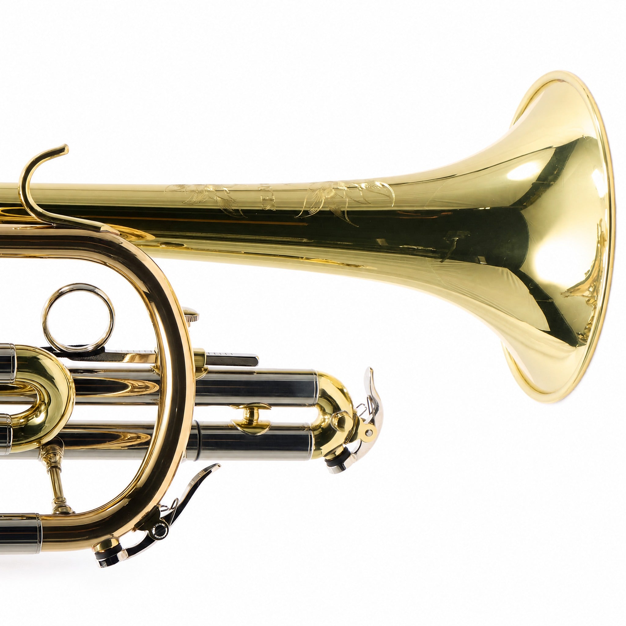 S.E. Shires A16 Student Bb Cornet in Clear Lacquer