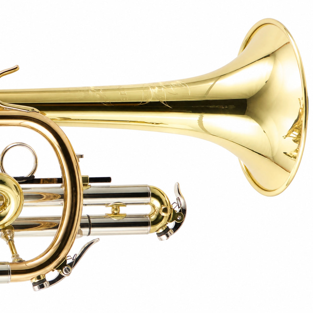 S.E. Shires A16 Student Bb Cornet in Clear Lacquer