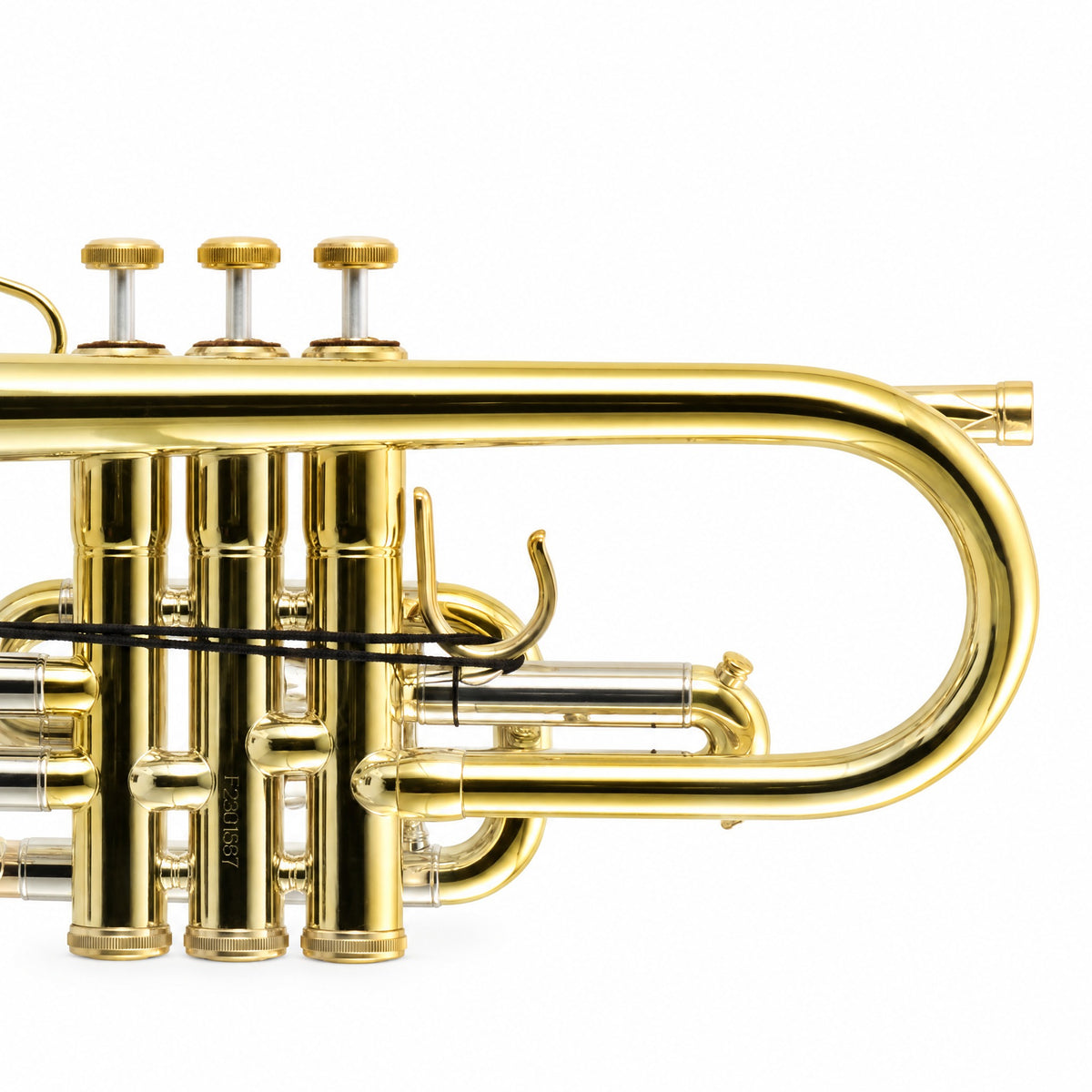 S.E. Shires A16 Student Bb Cornet in Clear Lacquer