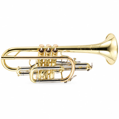S.E. Shires A16 Student Bb Cornet in Clear Lacquer