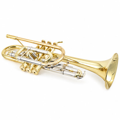 S.E. Shires A16 Student Bb Cornet in Clear Lacquer