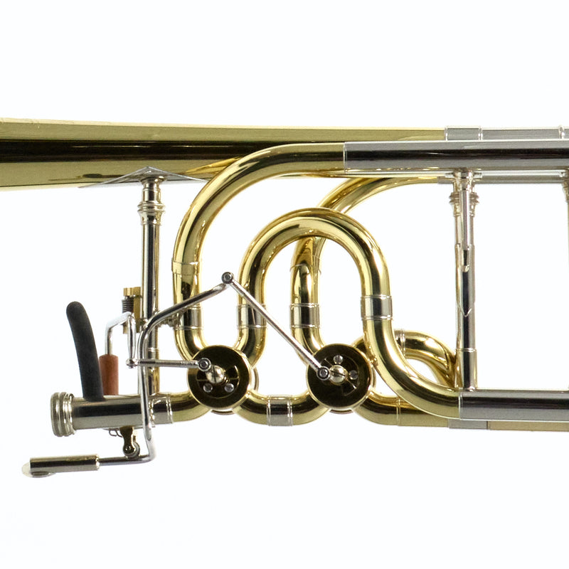 S.E. Shires Bass Trombone with Custom Configured Bollinger Slide SN 15502 OPEN BOX- for sale at BrassAndWinds.com