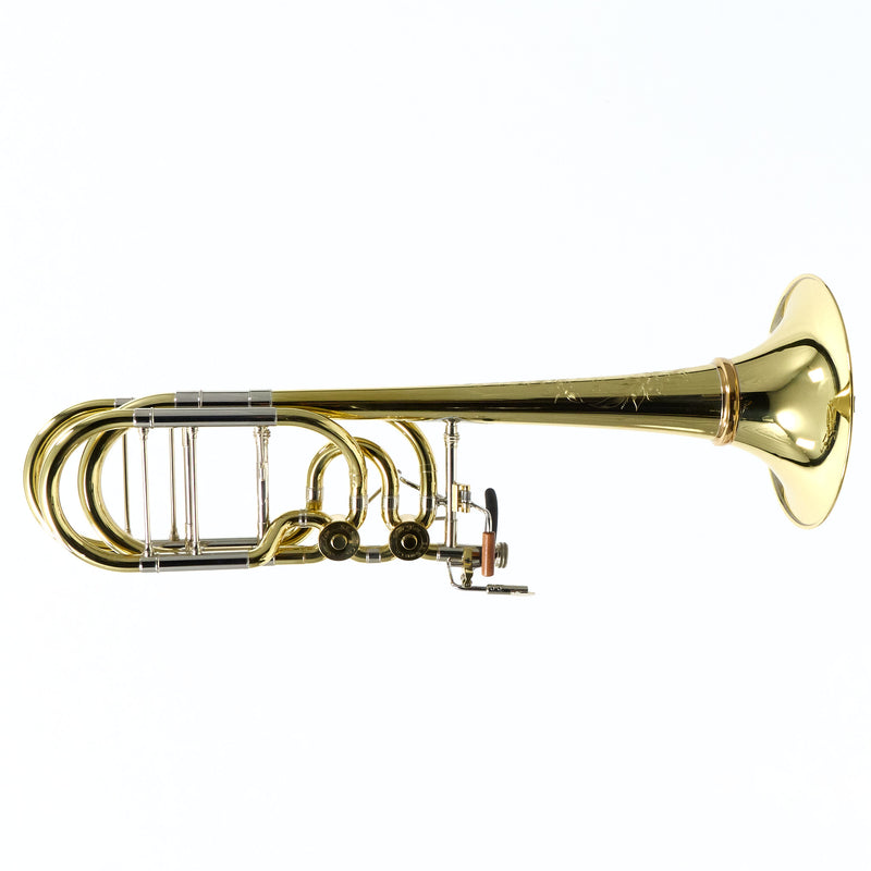 S.E. Shires Bass Trombone with Custom Configured Bollinger Slide SN 15502 OPEN BOX- for sale at BrassAndWinds.com