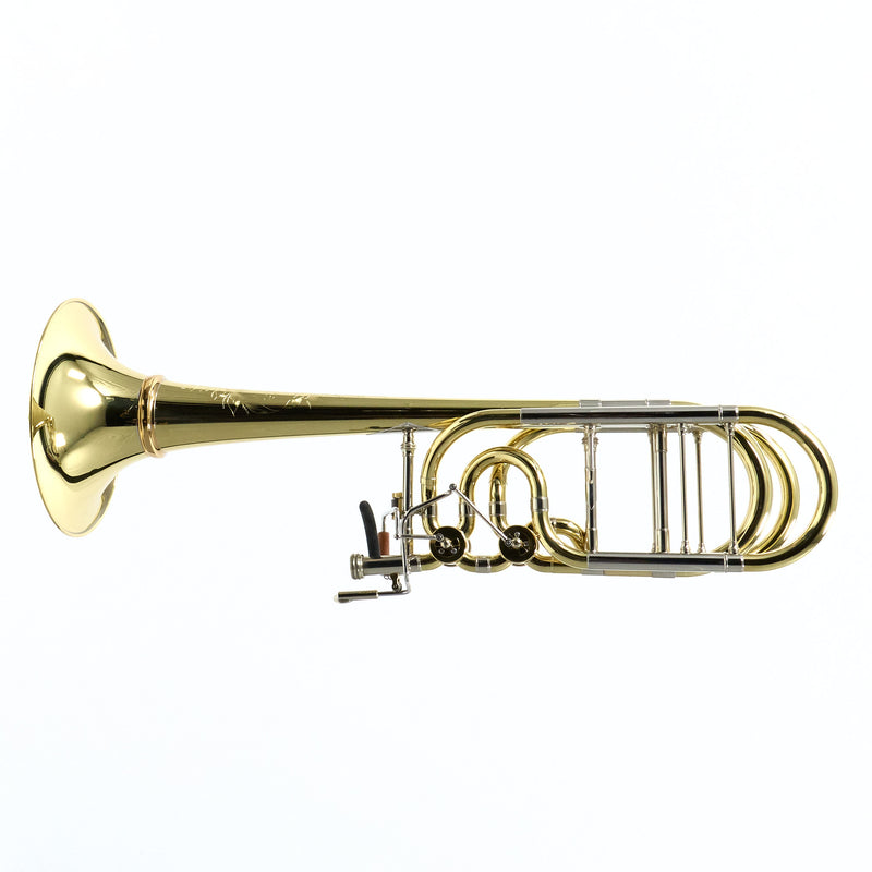 S.E. Shires Bass Trombone with Custom Configured Bollinger Slide SN 15502 OPEN BOX- for sale at BrassAndWinds.com