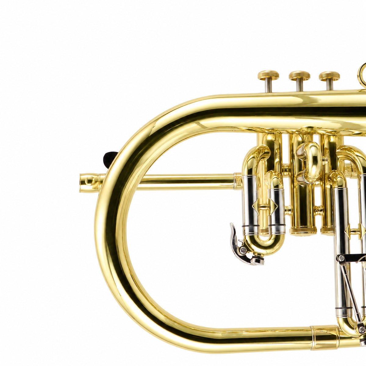 S.E. Shires K19 Intermediate Bb Flugelhorn in Clear Lacquer