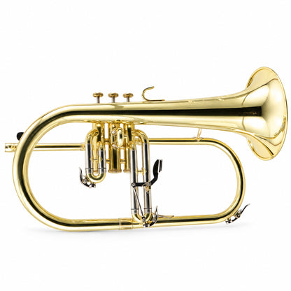 S.E. Shires K19 Intermediate Bb Flugelhorn in Clear Lacquer