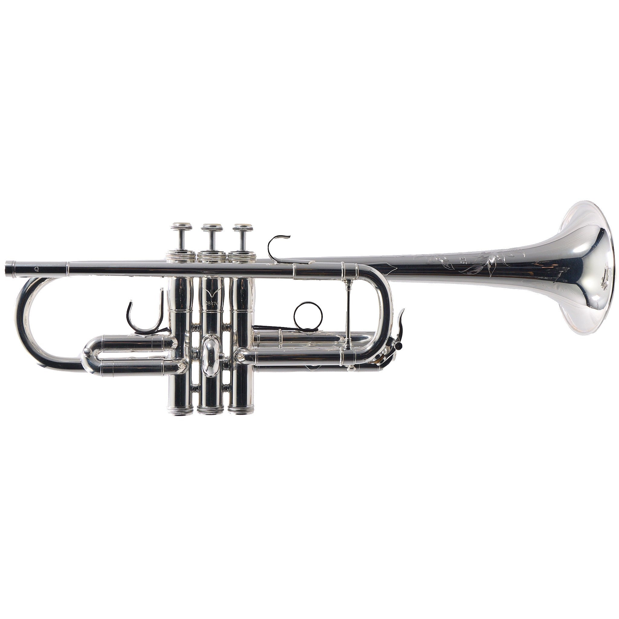 S.E. Shires Model Q11RS Professional C Trumpet in Silver Plate