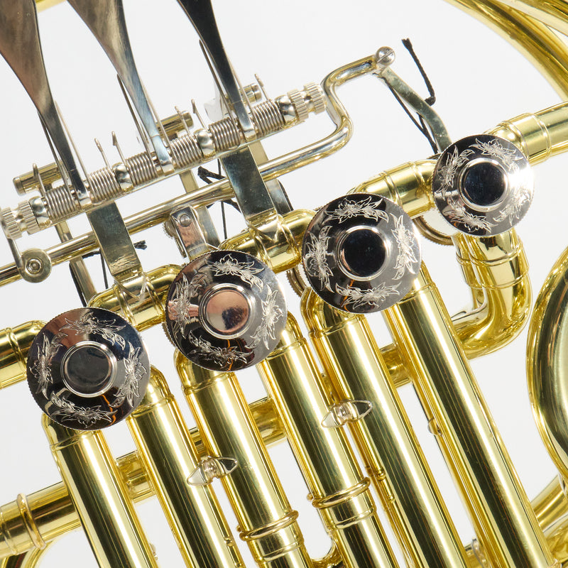 S.E. Shires Model Q20U Geyer-Wrap Double French Horn SN G2500275 EXCELLENT- for sale at BrassAndWinds.com