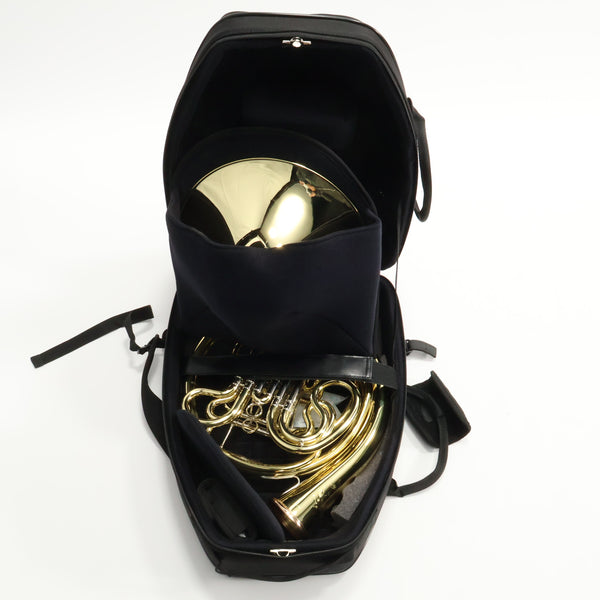 S.E. Shires Model Q21U Knopf-Wrap Double French Horn BRAND NEW- for sale at BrassAndWinds.com