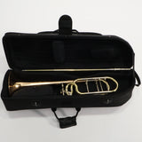 S.E. Shires Model Q30GR Q-Series Rotary Valve Tenor Trombone SN Q17649 SUPERB- for sale at BrassAndWinds.com