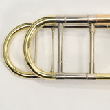 S.E. Shires Model Q30GR Q-Series Rotary Valve Tenor Trombone SN Q18504 SUPERB- for sale at BrassAndWinds.com