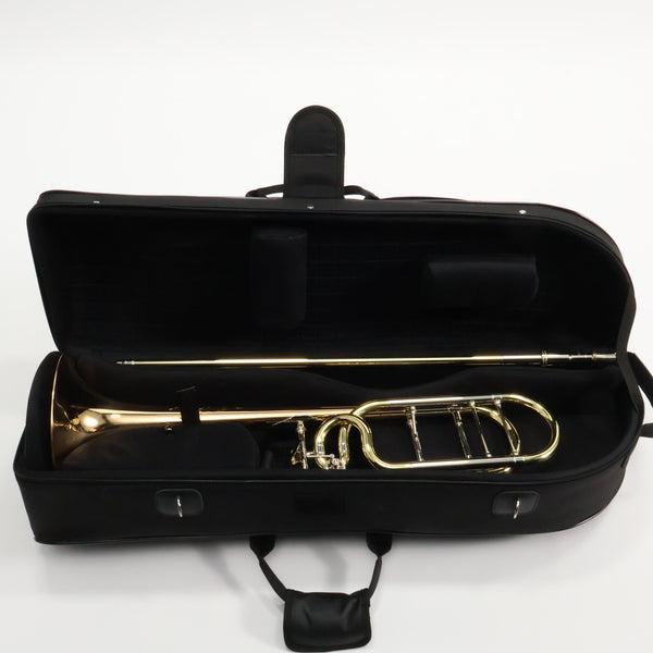 S.E. Shires Model Q30GR Q-Series Rotary Valve Tenor Trombone SN Q18504 SUPERB- for sale at BrassAndWinds.com