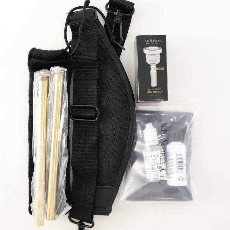 S.E. Shires Model Q30YA Q-Series Tenor Trombone with Axial Flow Valve BRAND NEW- for sale at BrassAndWinds.com