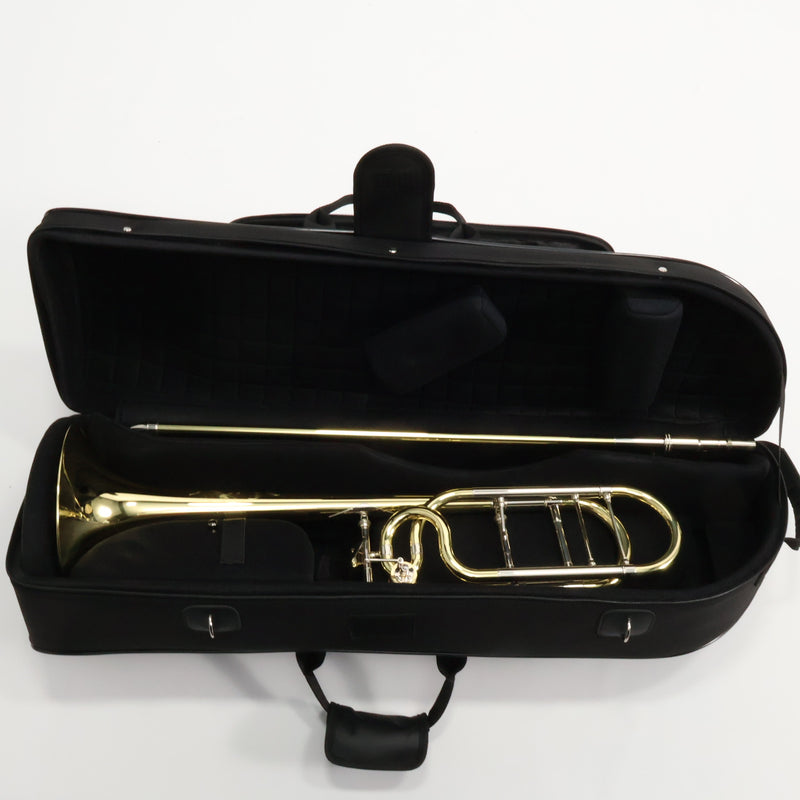 S.E. Shires Model Q30YR Q-Series Rotary Valve Tenor Trombone SN Q18823 SUPERB- for sale at BrassAndWinds.com