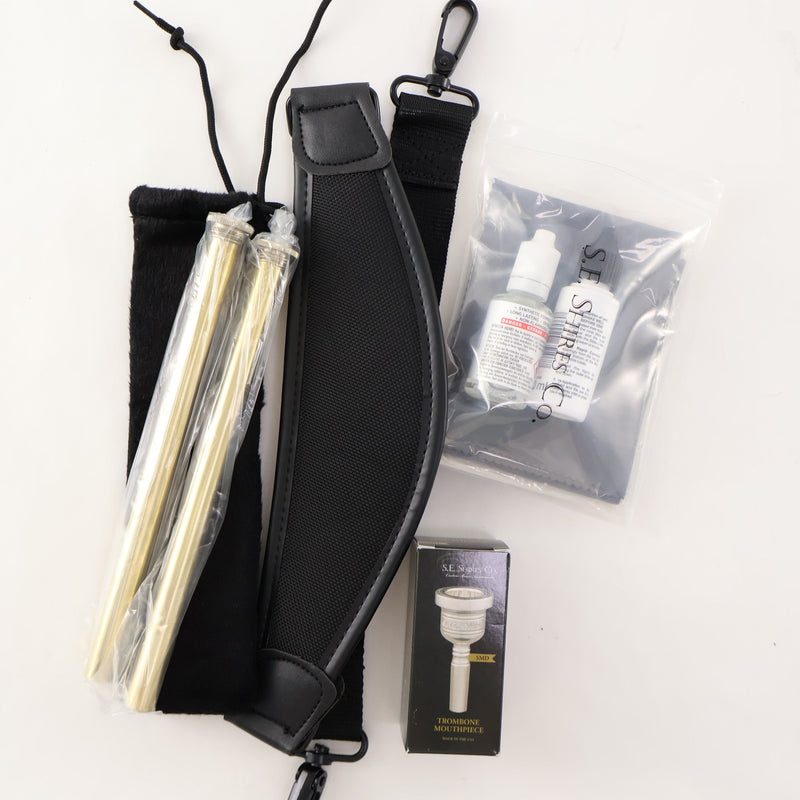 S.E. Shires Model Q30YR Q Series Tenor Trombone with Rotary Flow Valve BRAND NEW- for sale at BrassAndWinds.com