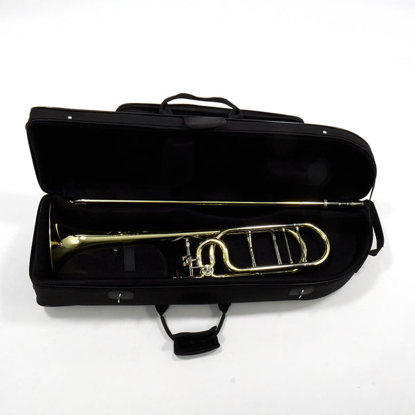 S.E. Shires Model Q30YR Q-Series Tenor Trombone with Rotary Valve MINT CONDITION- for sale at BrassAndWinds.com
