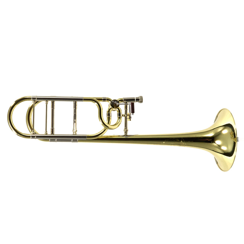 S.E. Shires Model Q30YR Q-Series Tenor Trombone with Rotary Valve SN Q16602 EXCELLENT- for sale at BrassAndWinds.com
