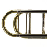 S.E. Shires Model Q30YR Q-Series Tenor Trombone with Rotary Valve SN Q16602 EXCELLENT- for sale at BrassAndWinds.com