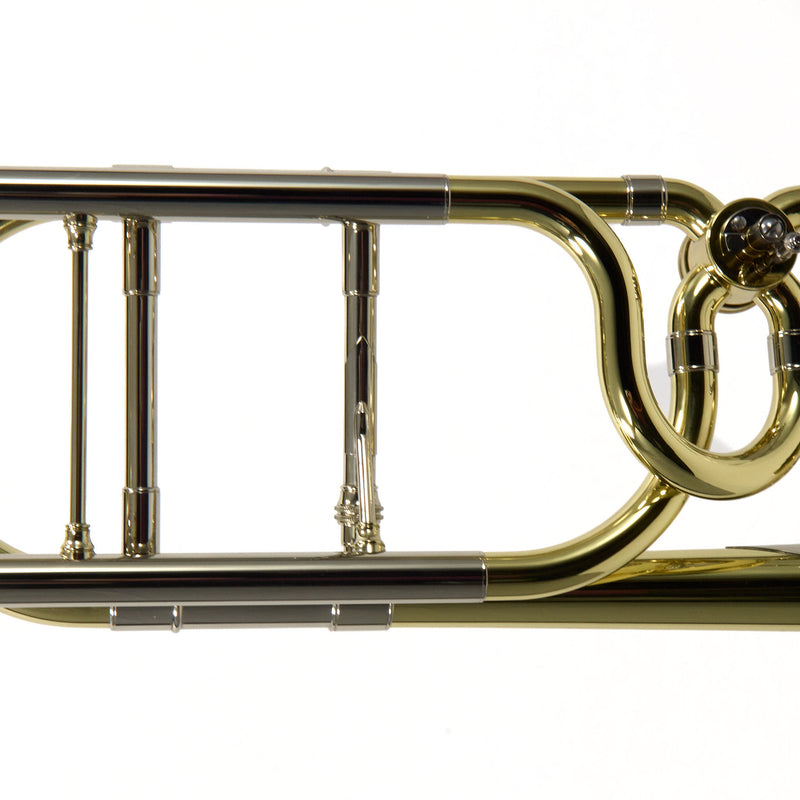 S.E. Shires Model Q30YR Q-Series Tenor Trombone with Rotary Valve SN Q16602 EXCELLENT- for sale at BrassAndWinds.com