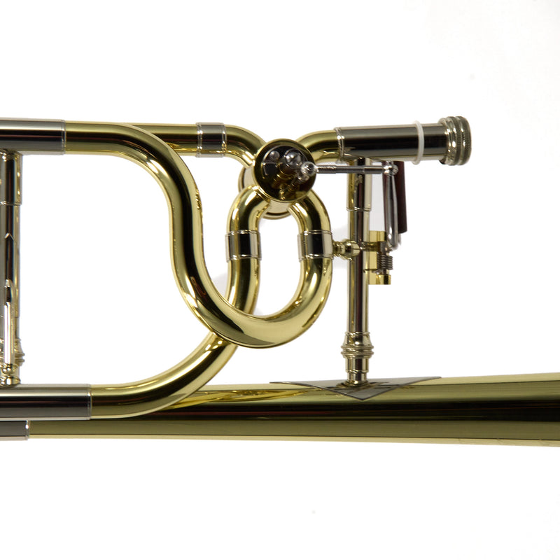 S.E. Shires Model Q30YR Q-Series Tenor Trombone with Rotary Valve SN Q16602 EXCELLENT- for sale at BrassAndWinds.com