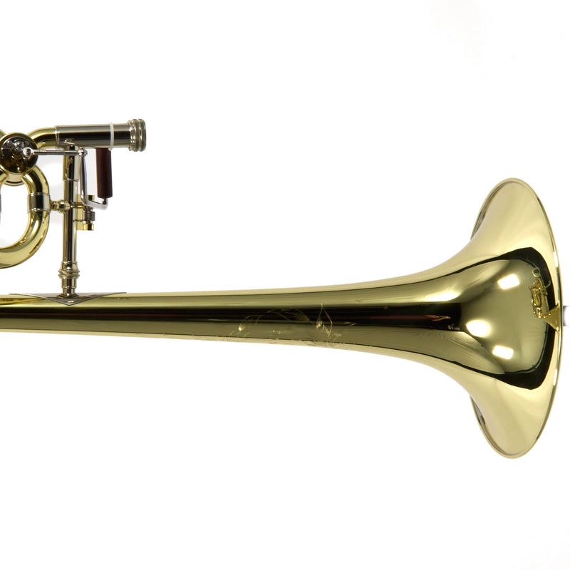 S.E. Shires Model Q30YR Q-Series Tenor Trombone with Rotary Valve SN Q16602 EXCELLENT- for sale at BrassAndWinds.com